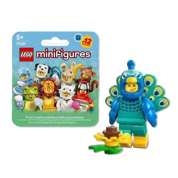 Lego 71051 Minifigures Series 28 Peacock Costume Collectible New CMF - Picture 1 of 5
